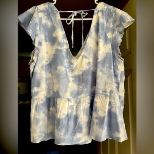Abercrombie baby doll top.